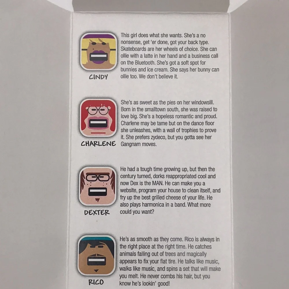 NEW Whooz Originals I-Phone/I-Pod Character Set